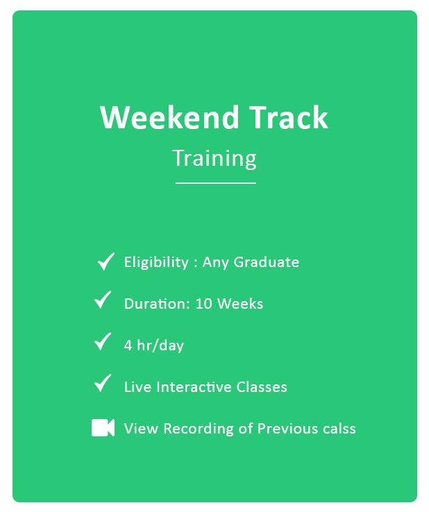 weekend track