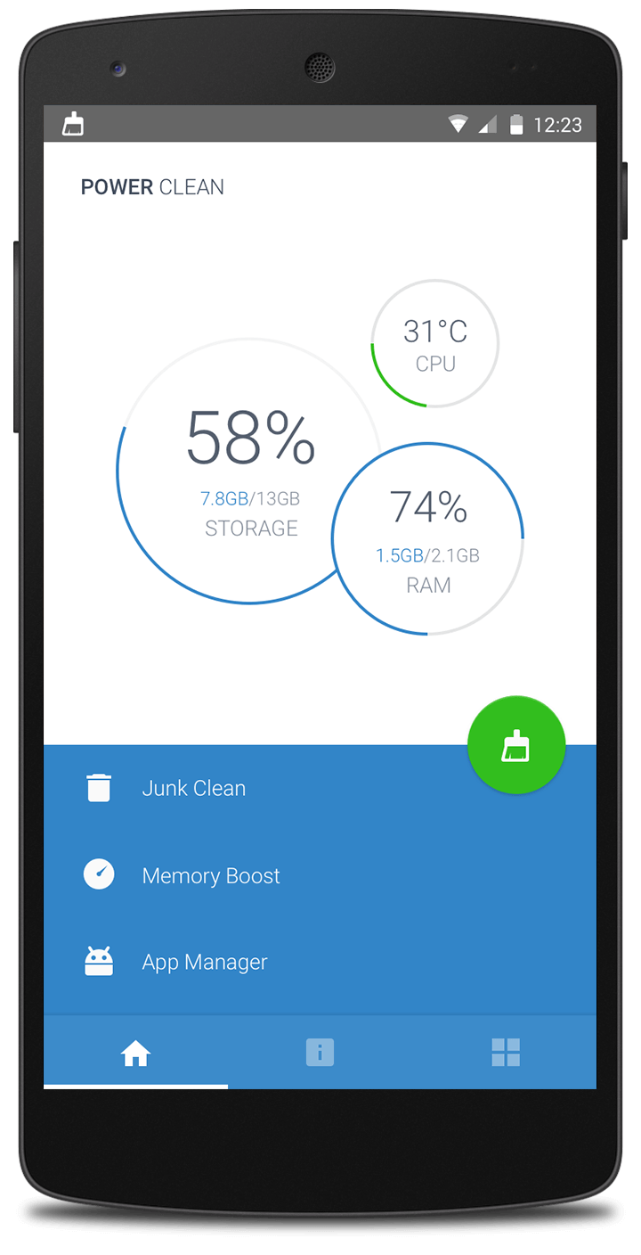 Power Clean- Android