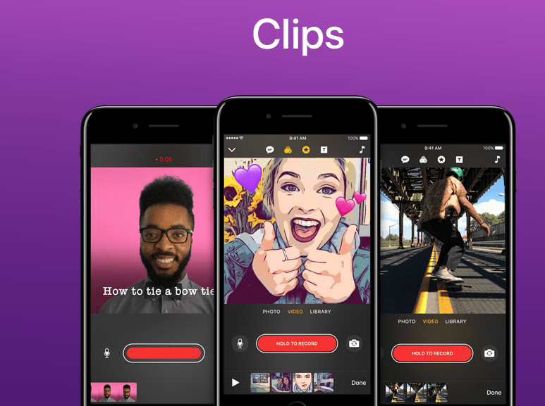 Video Editor App- Apple clips