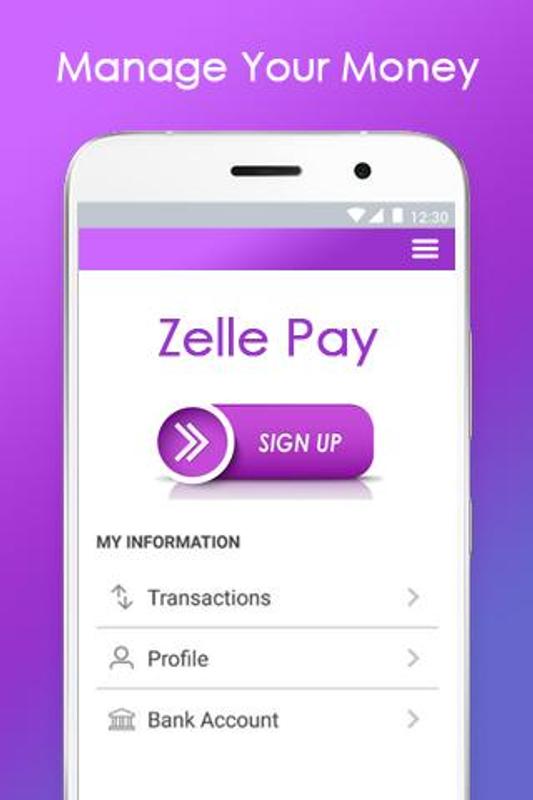 Pay with smartphone - Zelle