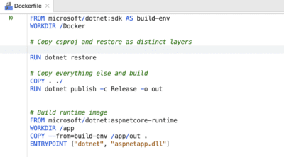 Syntax using Docker Syntax using Docker