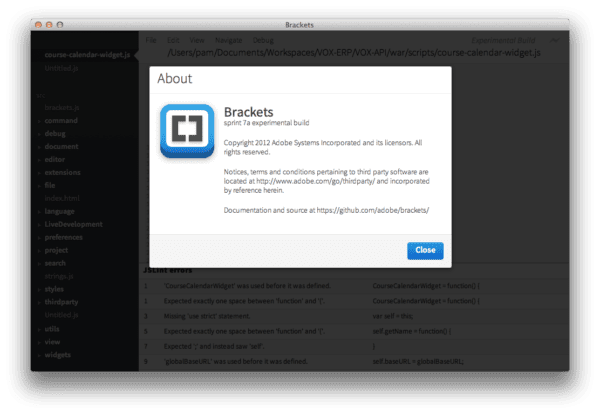 web development – Brackets IDE web development - Brackets IDE