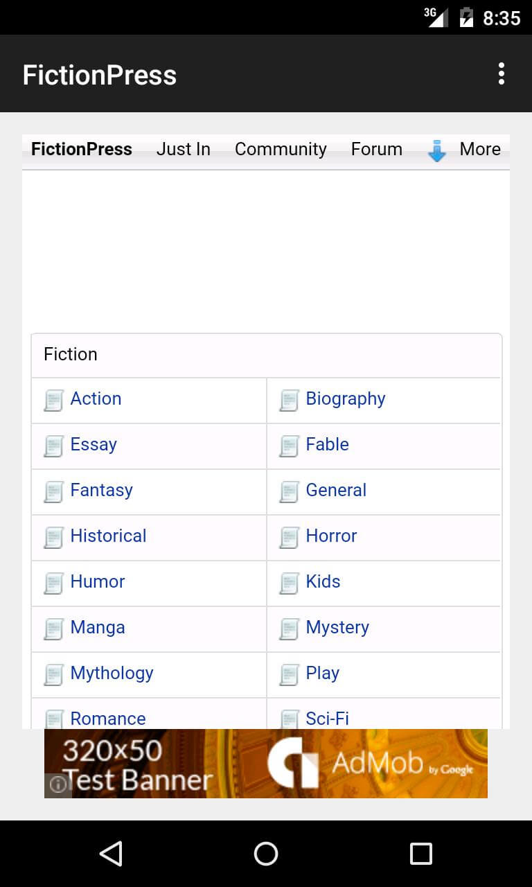 Fanfiction - Fiction Press