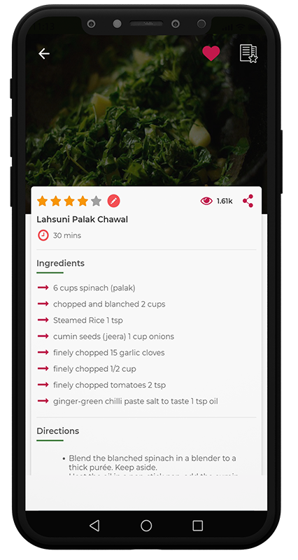 Recipe & ingredients Recipe & ingredients