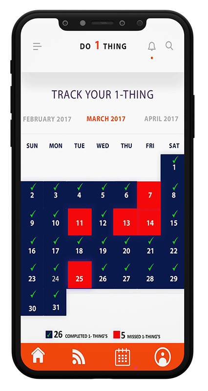 Do-1-Thing – Calendar Do-1-Thing - Calendar