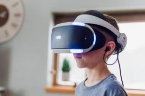 Kid Using Virtual Reality Headset 3405456