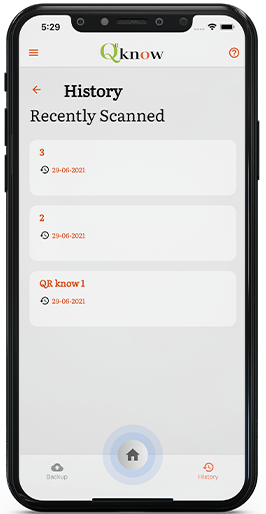 QR-Know screen 3