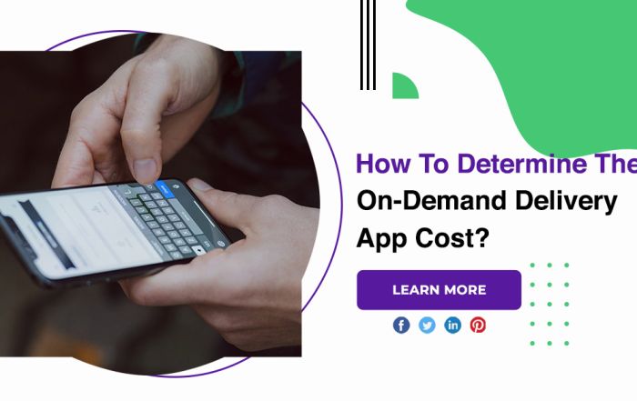 How To Determine The On-Demand Delivery App Cost