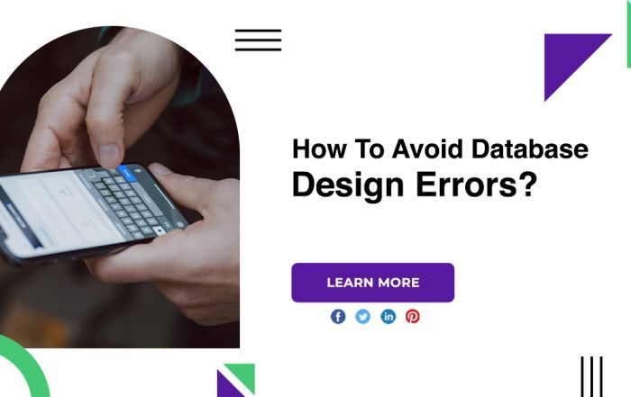 How To Avoid Database Design Errors?
