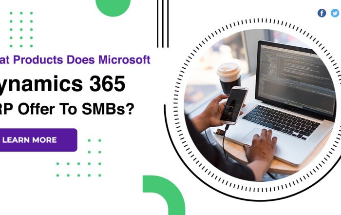 What Products Does Microsoft Dynamics 365 ERP Offer To SMBs?